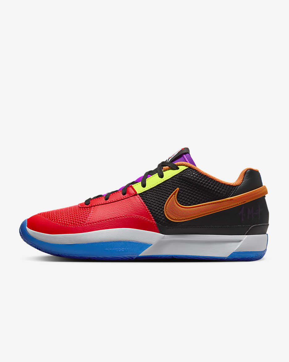 Ja 1 ASW EP Basketball Shoes - Black/Racer Blue/Bright Crimson/Multi-Color