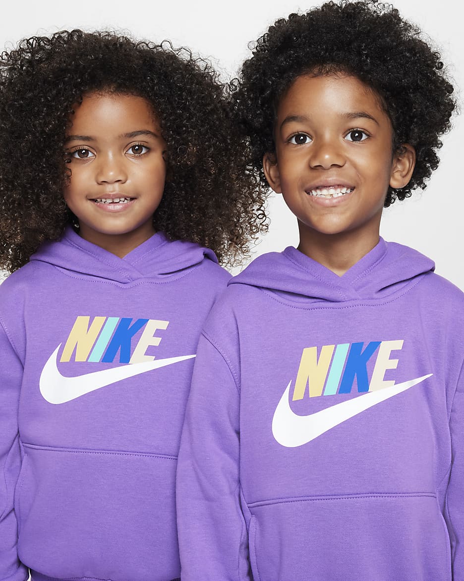 Nike Club Fleece Set Younger Kids' 2-Piece Set - Black Raspberry