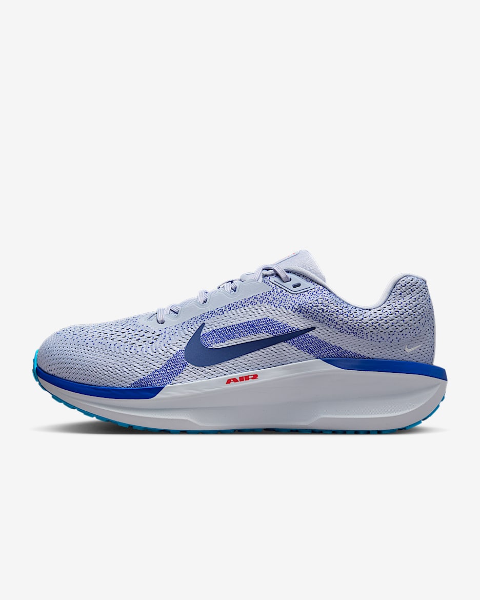 Nike Winflo 11 Men's Road Running Shoes (Extra Wide) - Ghost/Football Grey/Deep Night/Blue Void