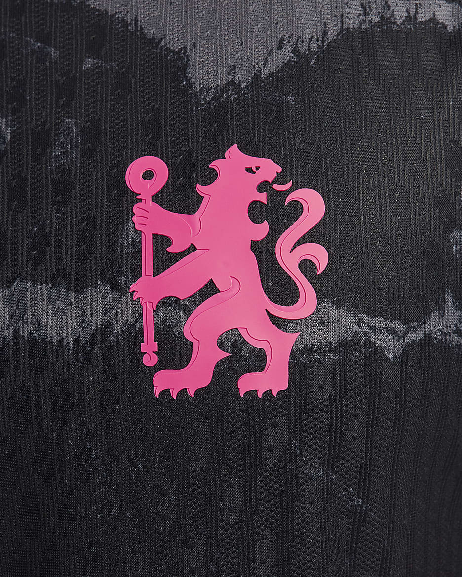 Tercera equipación Match Chelsea FC 2024/25 Camiseta de fútbol Authentic Nike Dri-FIT ADV - Hombre - Anthracite/Negro/Opti Yellow/Pink Prime