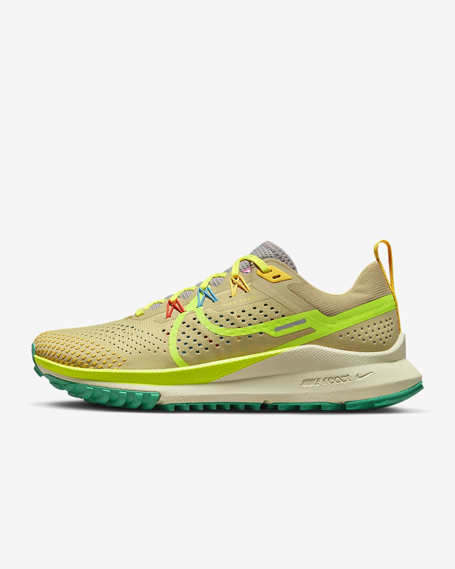 Nike Pegasus Trail 4 Women's Trail-running Shoes - Team Gold/Baltic Blue/Stadium Green/Volt