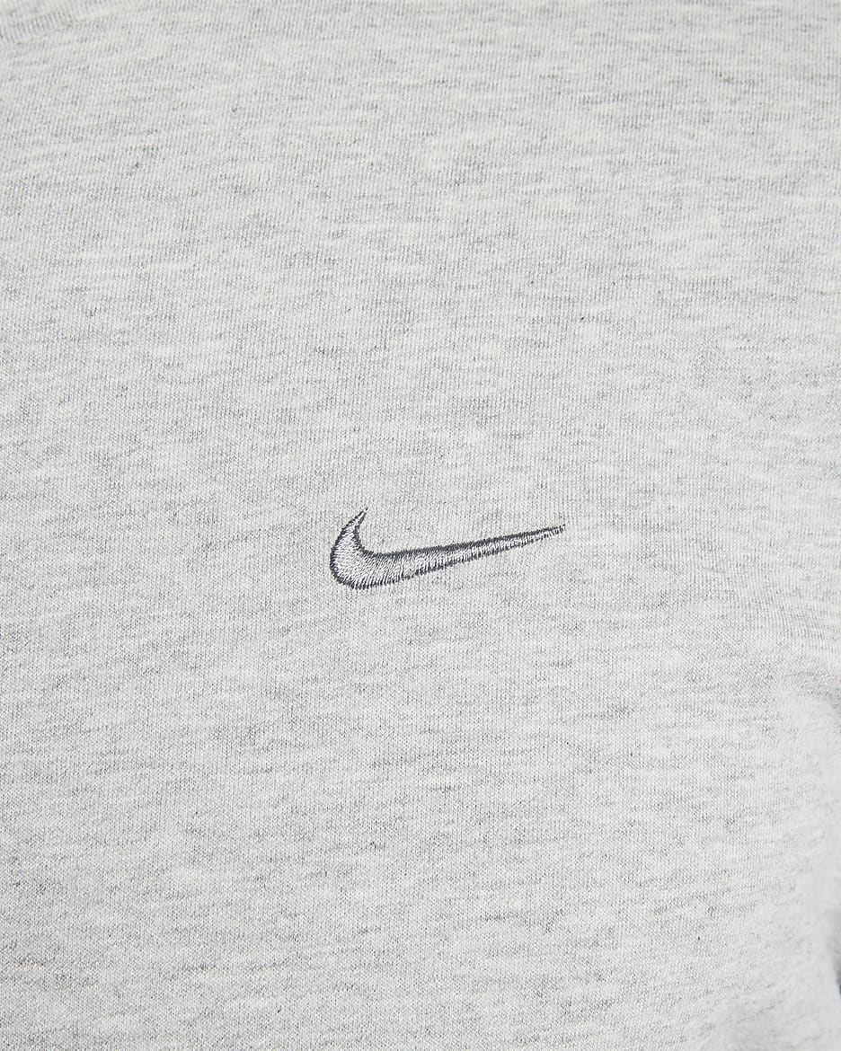 Nike Primary Dri-FIT kortermet allsidig overdel til herre - Dark Grey Heather/Heather/Smoke Grey