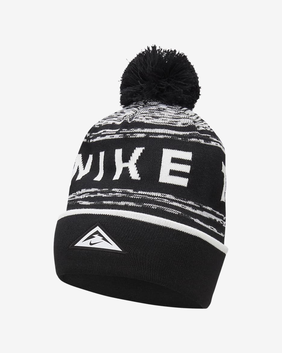 Nike Dri-FIT Trail Beanie - Black/White