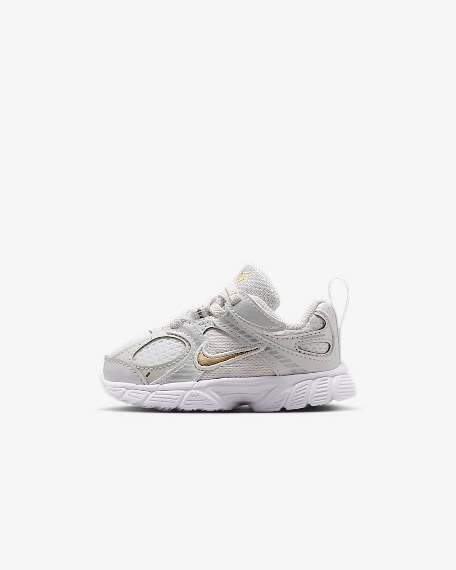 Nike V5 RNR-sko til babyer/småbørn - hvid/Metallic Silver/Photon Dust/Metallic Gold