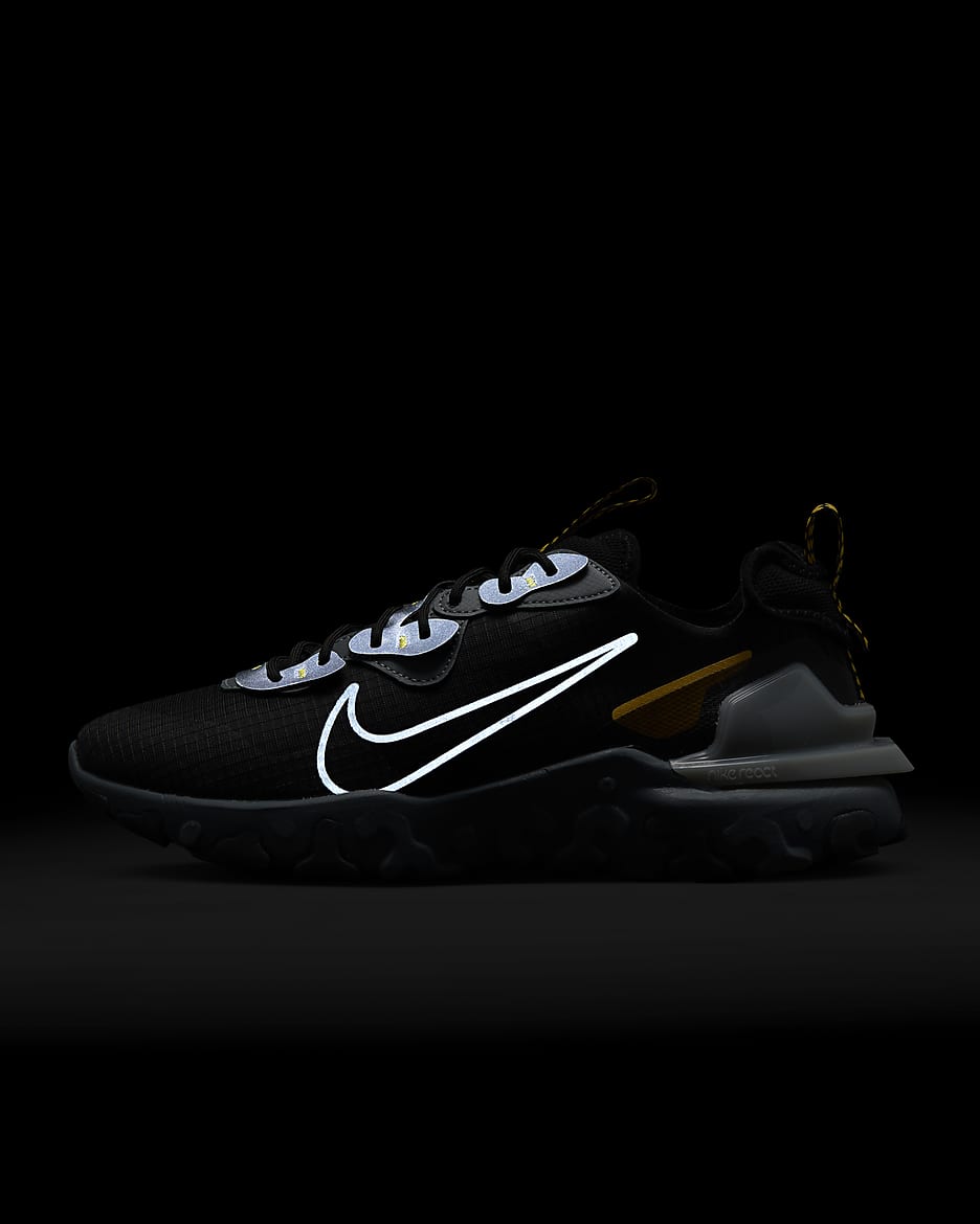 Sapatilhas Nike React Vision para homem - Preto/Laranja Laser/Cinzento Cool