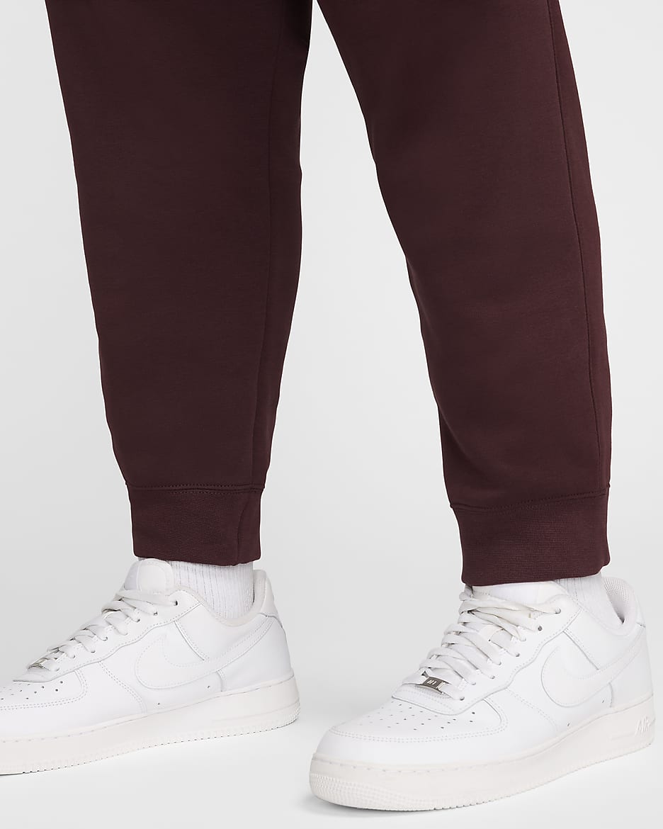 Joggers Nike Sportswear Club Fleece - Burdeos enérgico/Burdeos enérgico/Blanco