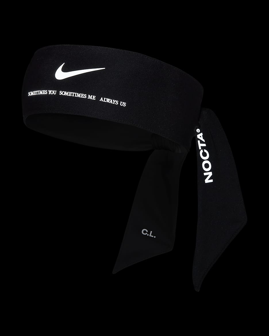 Nike Dri-FIT Reflective Head Tie - Black