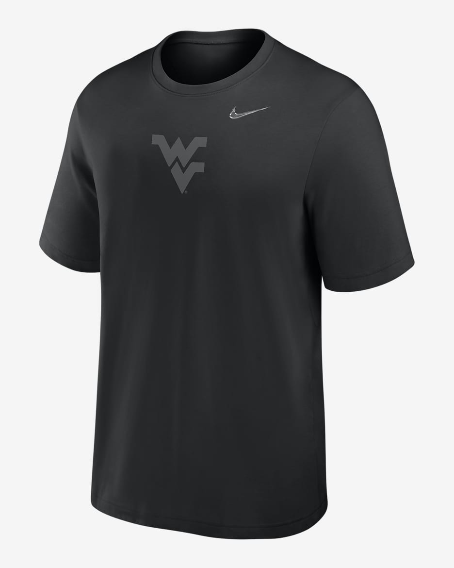 West Virginia Mountaineers Performance Primary Statement Men's Nike Dri-FIT College T-Shirt - Black