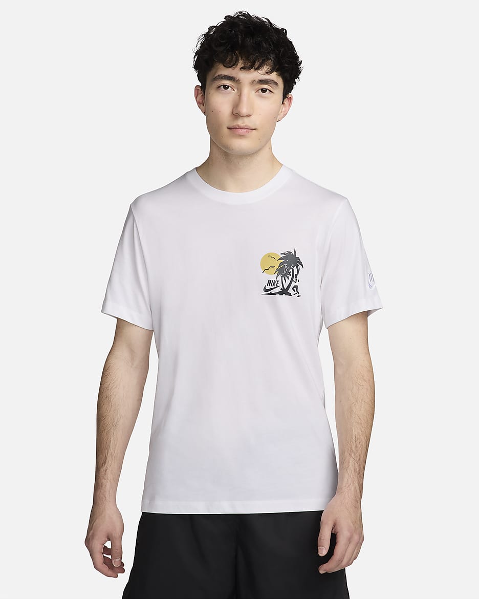 Playera para hombre Nike Sportswear - Blanco/Blanco