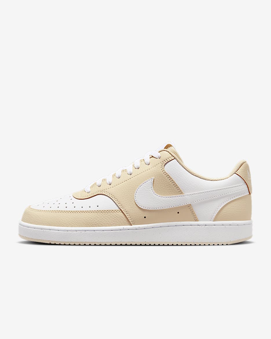 Chaussures Nike Court Vision Low pour homme - Light Khaki/Blanc