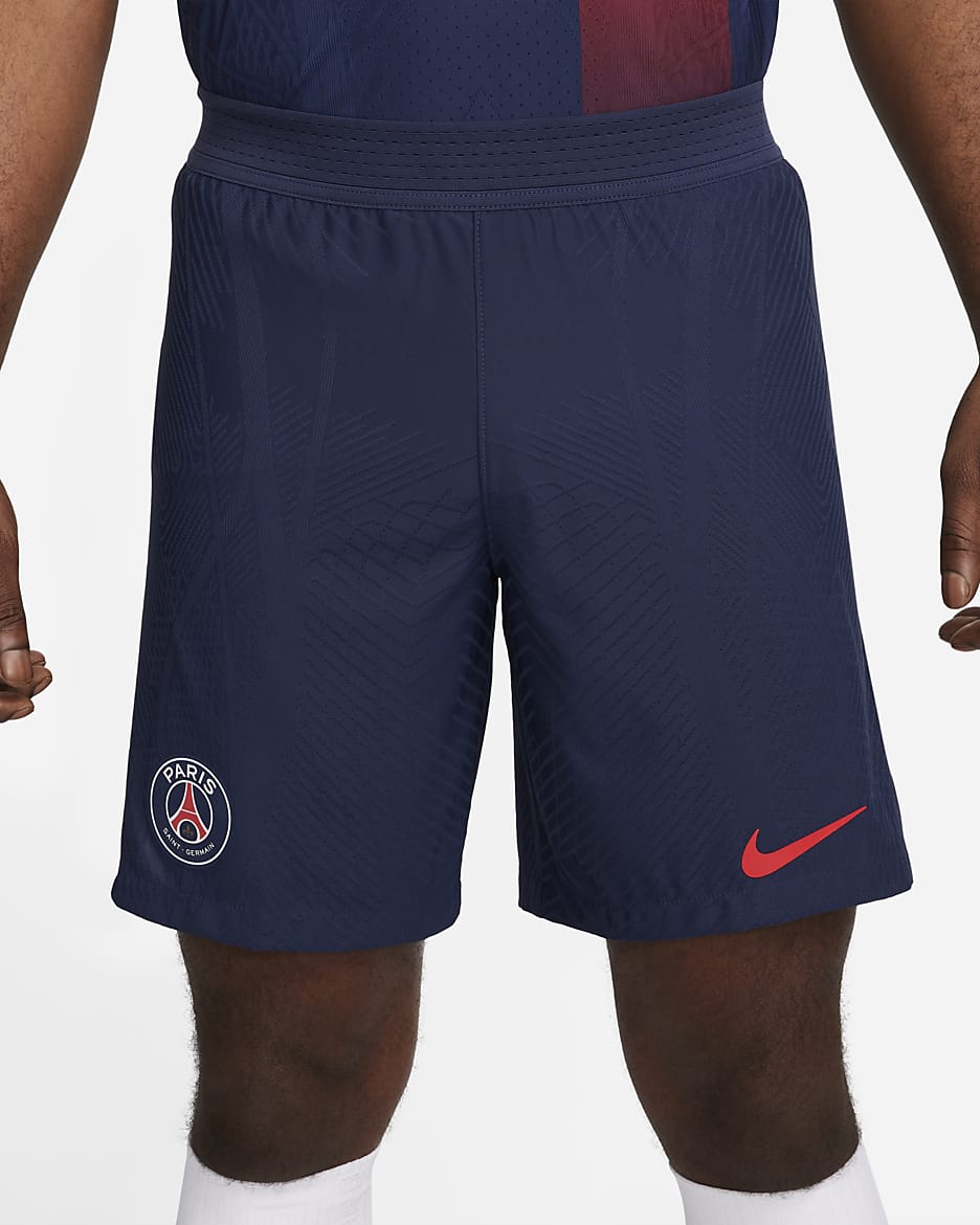 Shorts de fútbol Nike Dri-FIT ADV del Paris Saint-Germain local/visitante 2023/24 Match para hombre - Azul marino medianoche/Rojo universitario