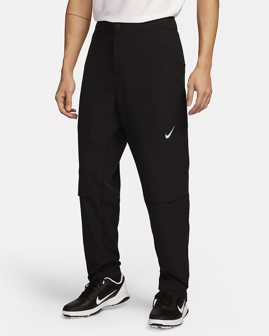 Pantaloni da golf Dri-FIT Nike Golf Club – Uomo - Nero/Nero/Bianco