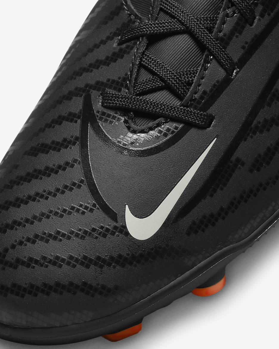 Nike Phantom GX Club Multi-Ground Low-Top Football Boot - Black/Dark Smoke Grey/Total Orange/Summit White