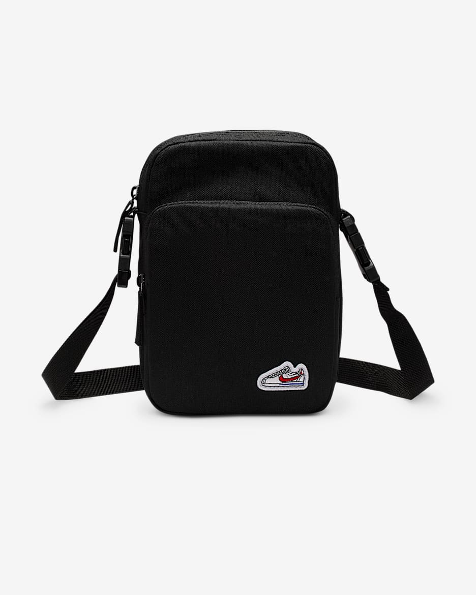 Nike Cortez Heritage Cross-Body Bag (4L) - Black/Black/White