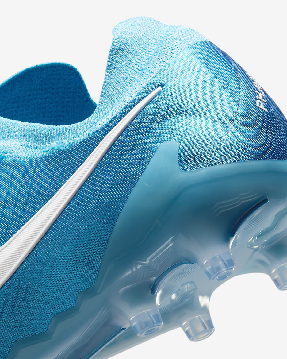 Nike Phantom GX 2 Elite AG Low-Top Football Boot - Blue Fury/White