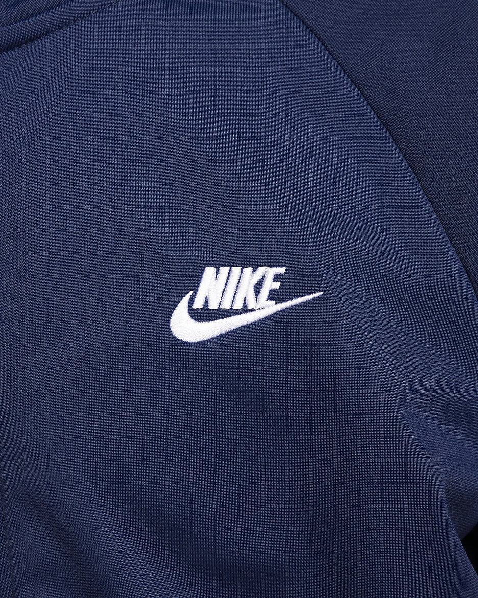 Nike Club Men's Poly-Knit Tracksuit - Midnight Navy/White