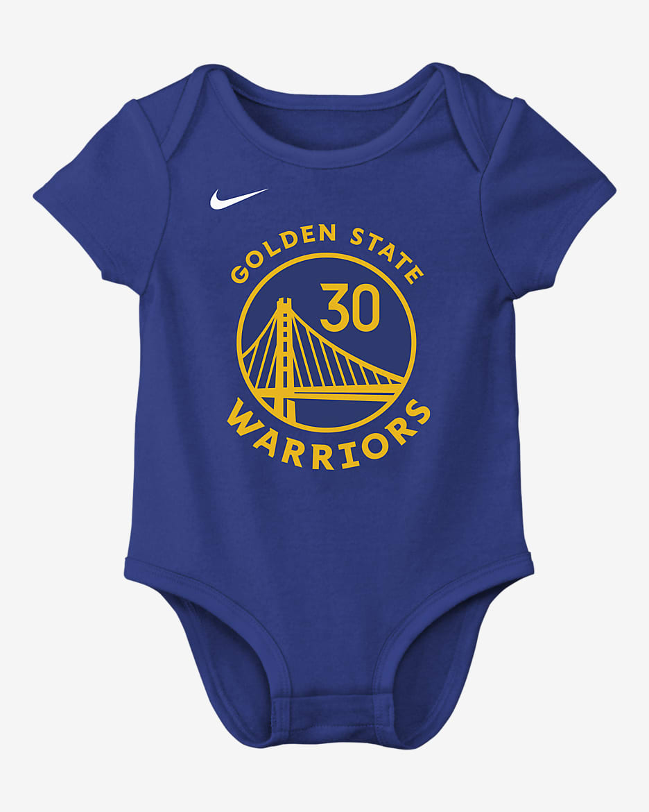 Stephen Curry Golden State Warriors Baby Nike NBA Bodysuit - Rush Blue