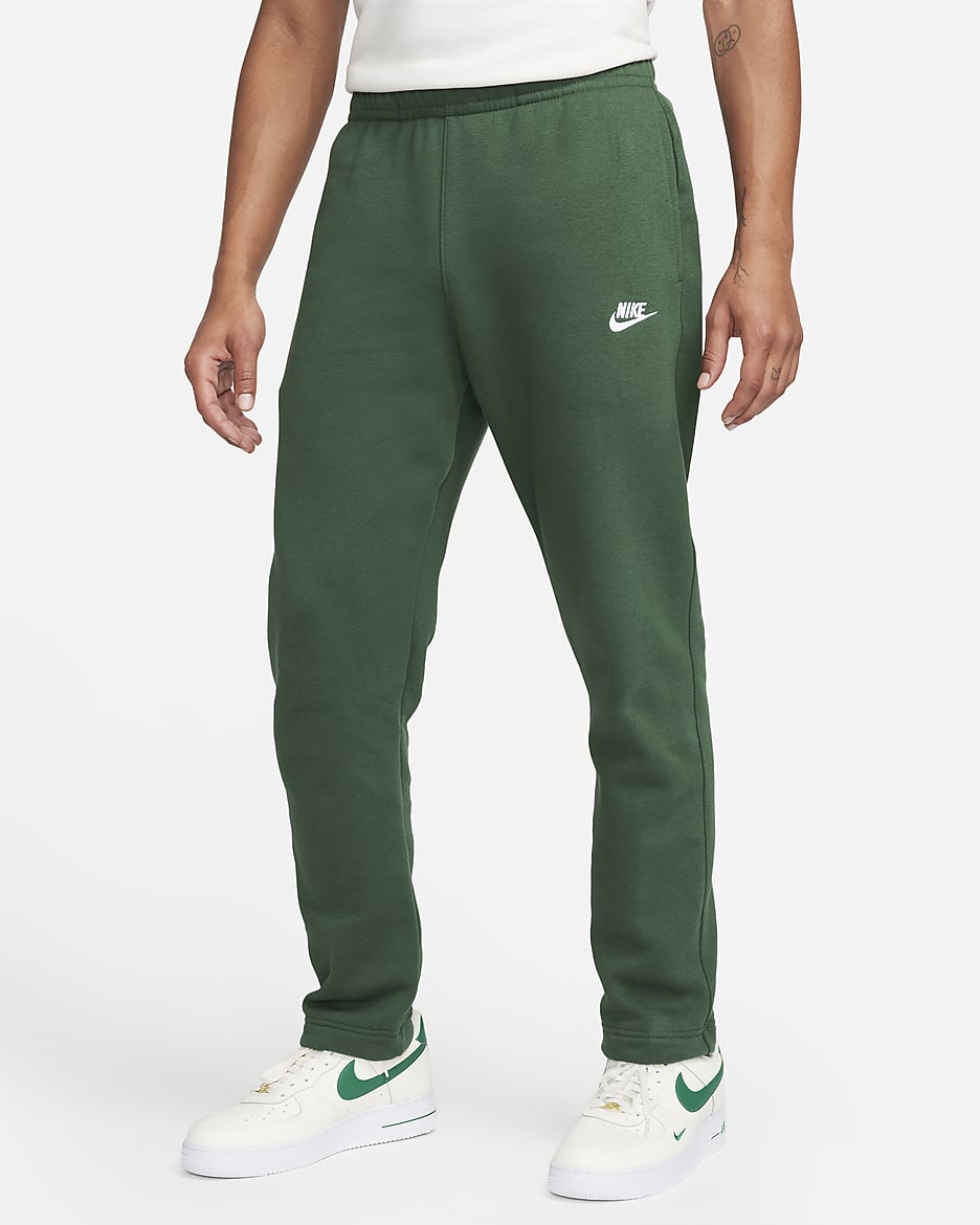 Pants para hombre Nike Sportswear Club Fleece - Abeto/Abeto/Blanco