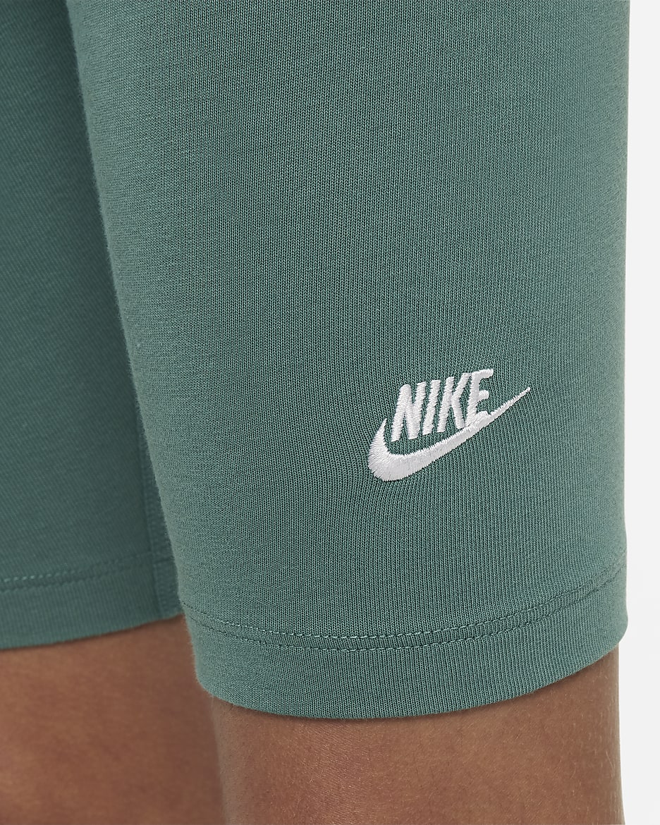 Shorts de ciclismo de 18 cm para niña talla grande Nike - De costa a costa/Blanco