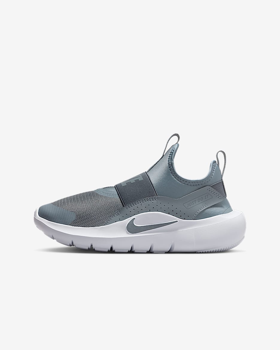 Nike Flex Runner 4 hardloopschoenen voor kids - Cool Grey/Dark Grey/Wit/Cool Grey