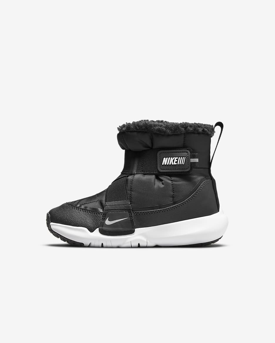 Nike Flex Advance Little Kids' Boots - Black/Dark Smoke Grey/University Red/White