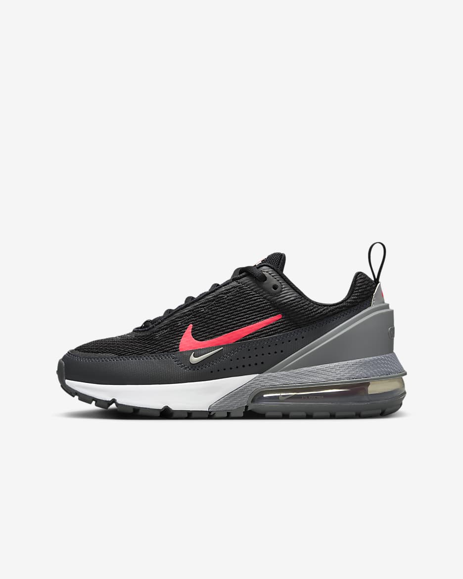 Buty dla dużych dzieci Nike Air Max Pulse - Czerń/Smoke Grey/Anthracite/Bright Crimson