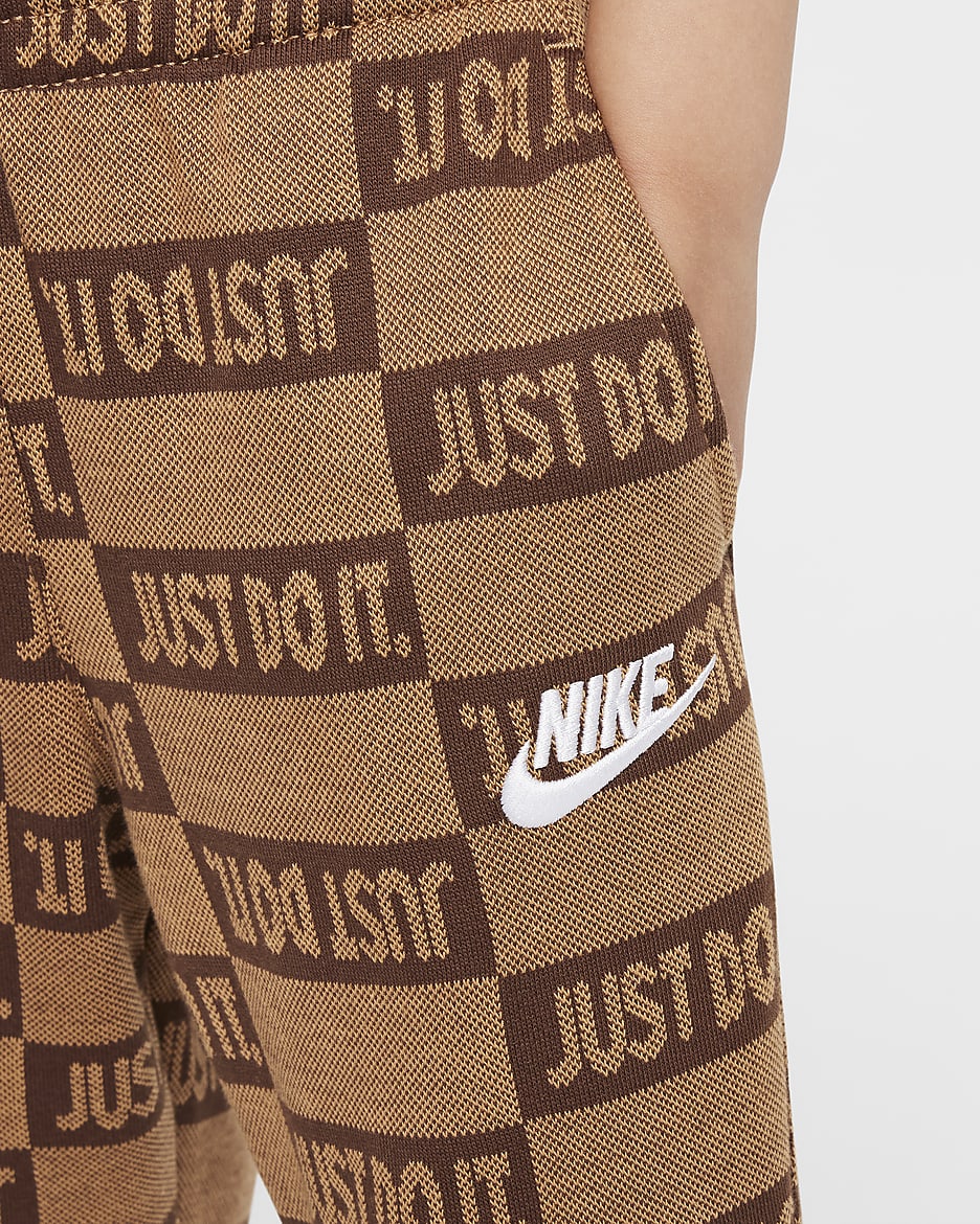 Nike Sportswear Textured Club Toddler Fleece Joggers - Flax