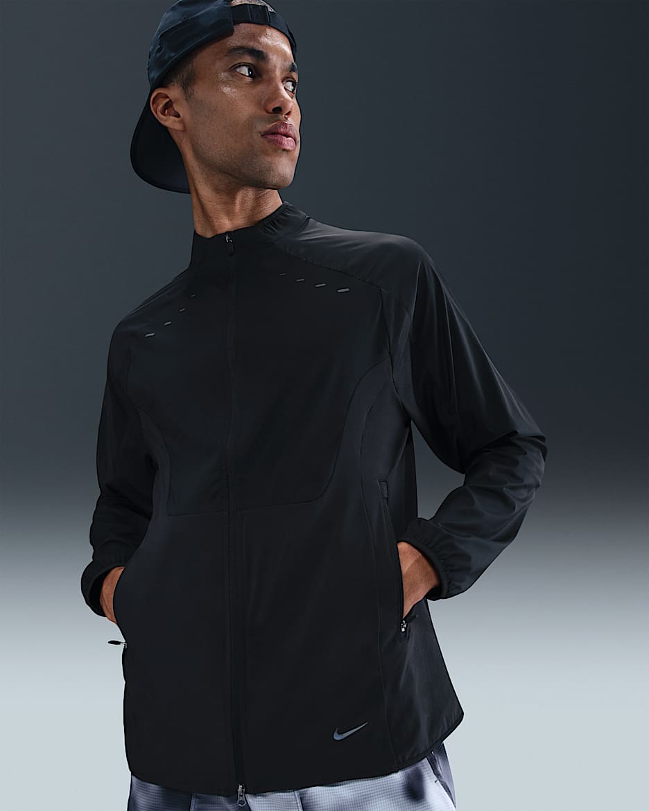 Nike Run Men's Lightweight Running Jacket - Black