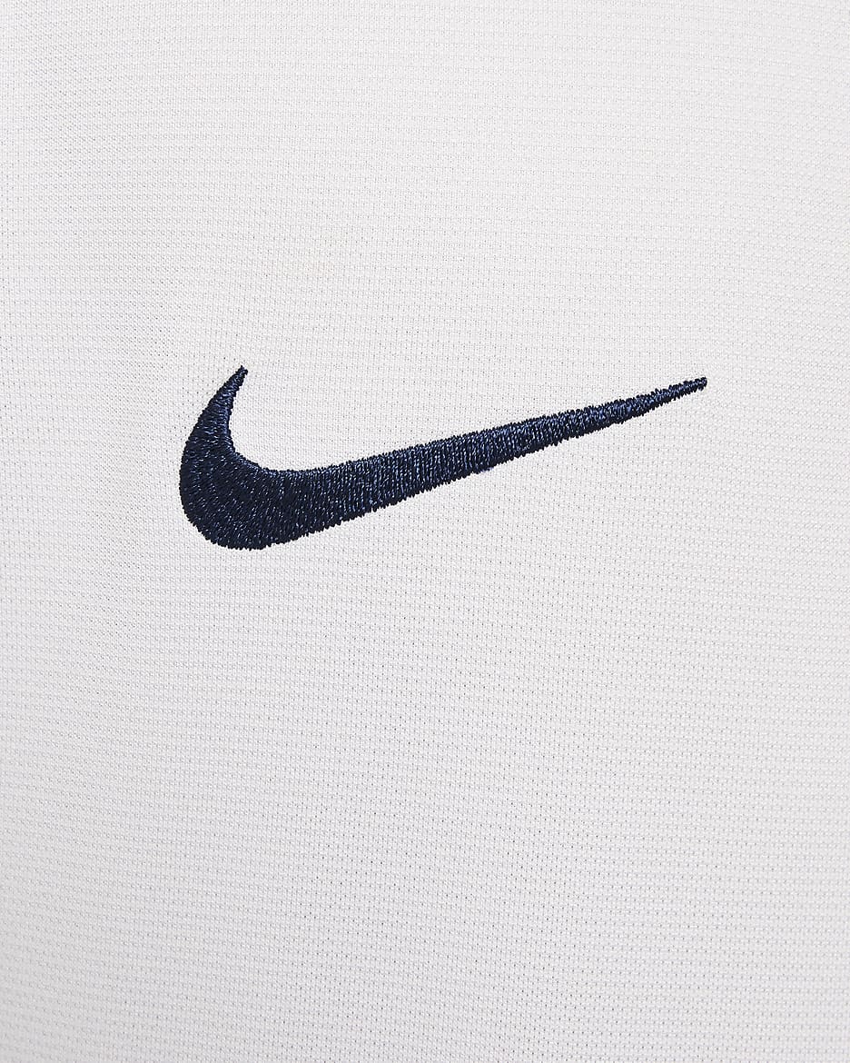 Camisola de futebol de réplica Nike Dri-FIT do equipamento alternativo Stadium Inter de Milão 2024/25 Júnior - Branco Summit/Iris Whisper/Branco Summit/Midnight Navy