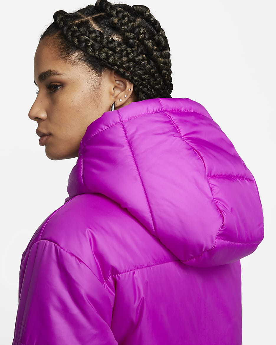 Nike Sportswear Therma-FIT Repel Women's Jacket - Vivid Purple/Black/White