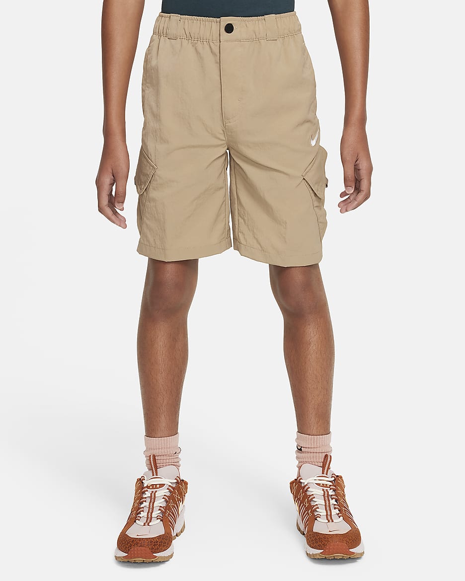 Nike Outdoor Play Big Kids' Woven Cargo Shorts - Khaki