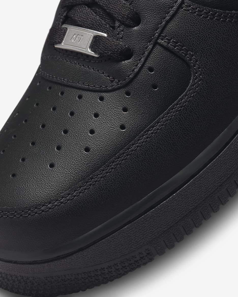 Chaussure Nike Air Force 1 '07 pour homme - Noir/Noir