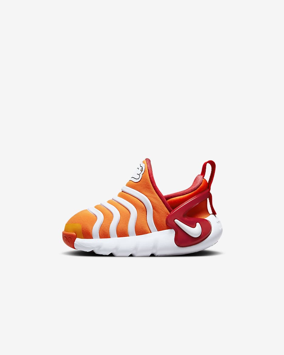 Nike Dynamo Go SE Baby/Toddler Easy On/Off Shoes - Safety Orange/White/Safety Orange/White