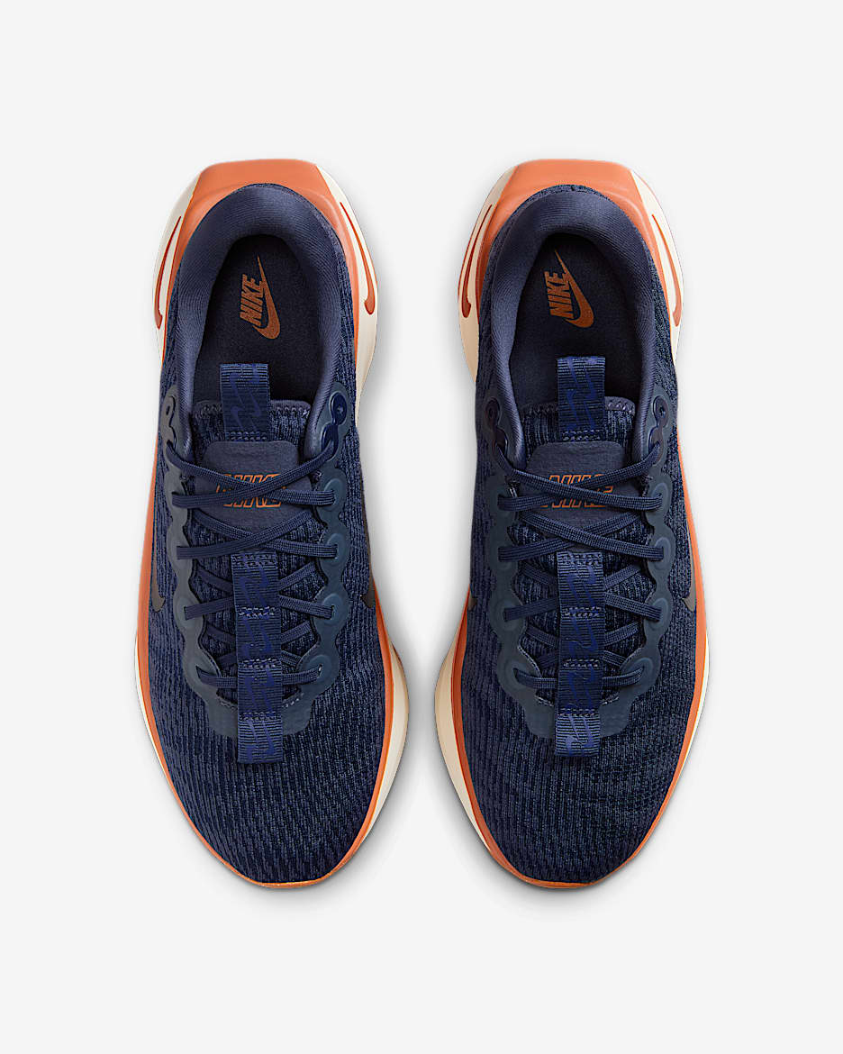 Nike Motiva Men's Walking Shoes - Thunder Blue/Midnight Navy/Healing Orange/Thunder Blue