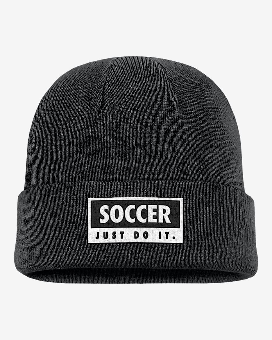 Nike Swoosh Peak Soccer Beanie - Black