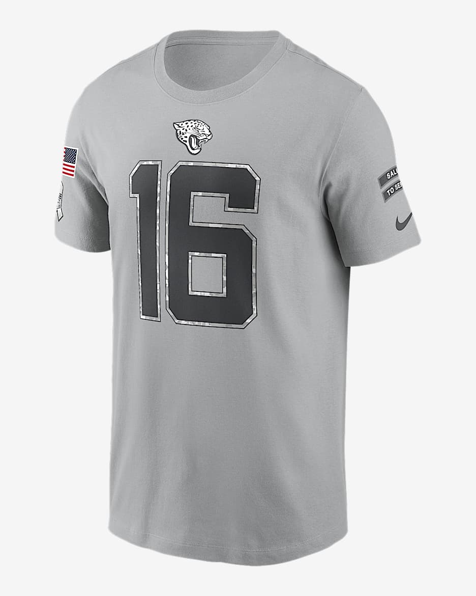 Trevor Lawrence Jacksonville Jaguars Salute to Service Men's Nike NFL T