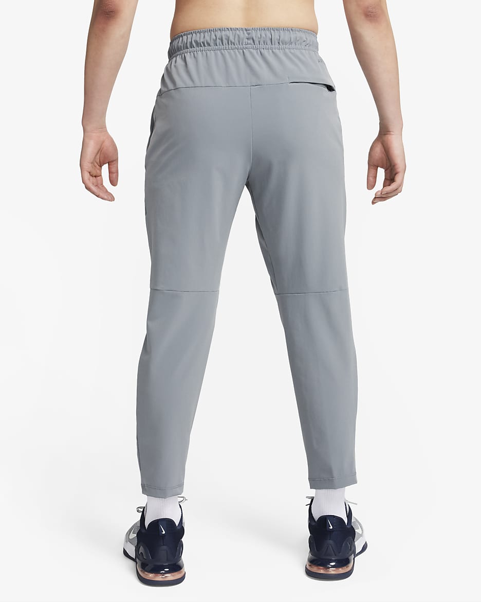 Nike Unlimited Men's Dri-FIT Straight-Leg Versatile Trousers - Smoke Grey/Black/Smoke Grey