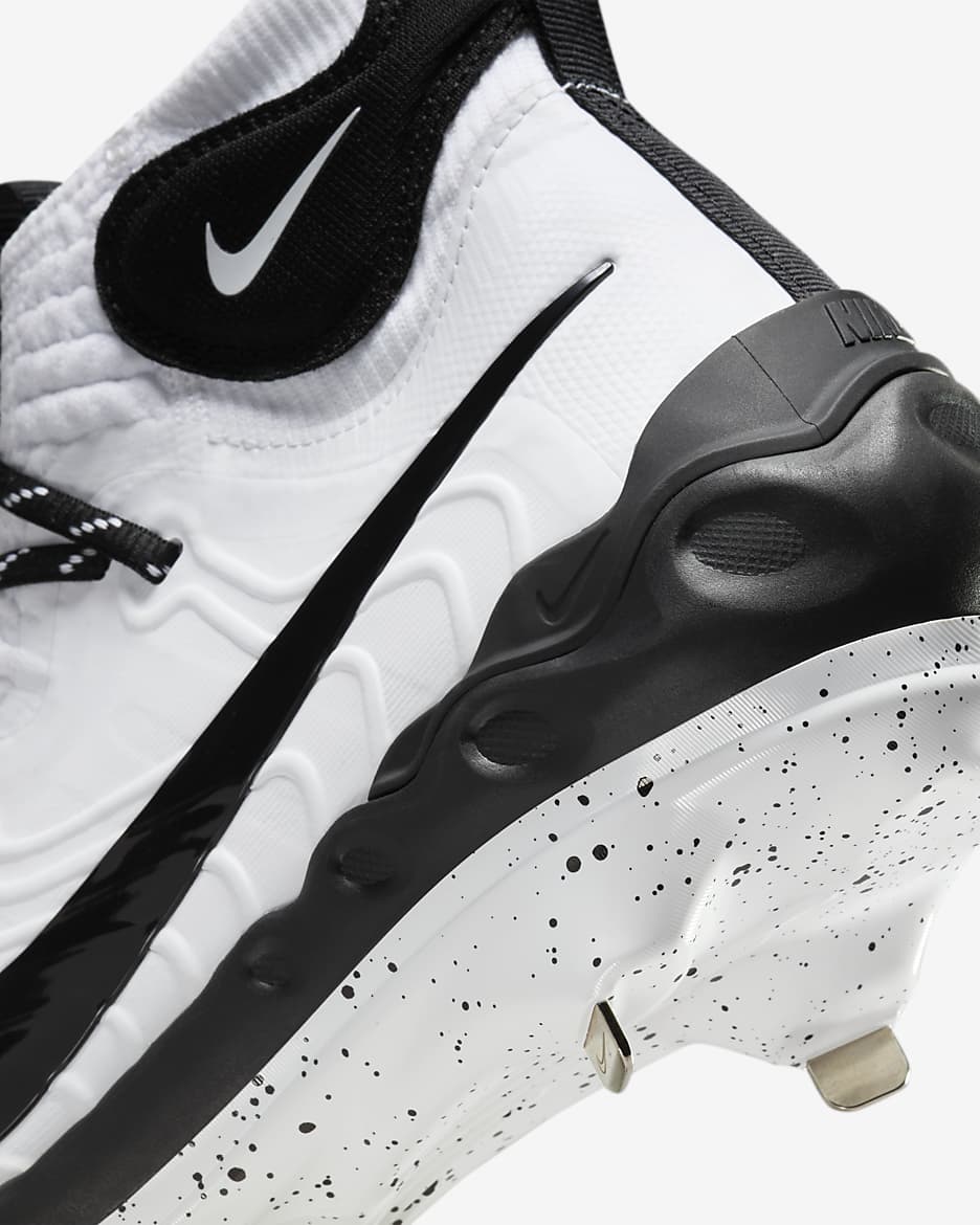 Tacos de béisbol para hombre Nike Alpha Huarache NXT - Blanco/Platino puro/Negro