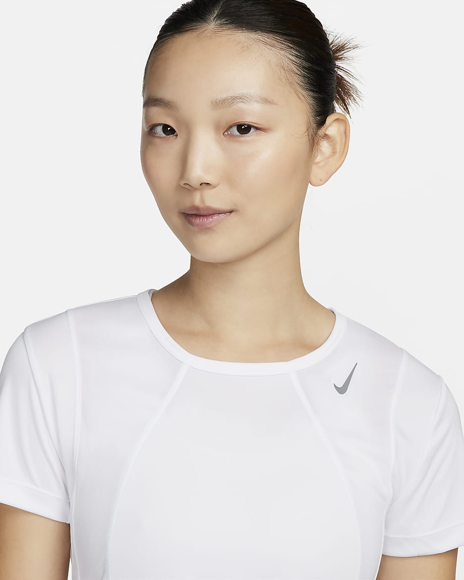 Nike Fast Women's Dri-FIT Short-Sleeve Running Top - White