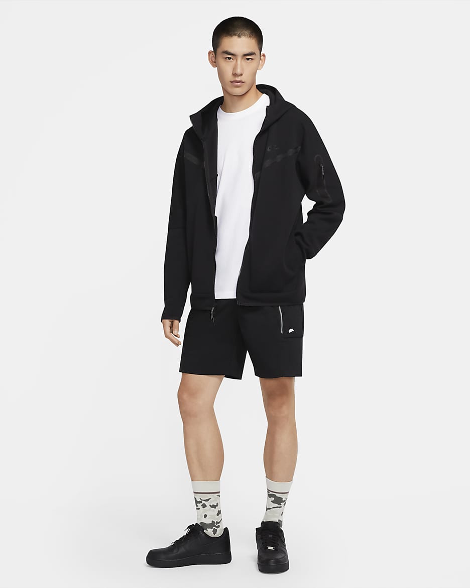 Nike Sportswear Tech Fleece Men's Full-Zip Hoodie - Black/Black