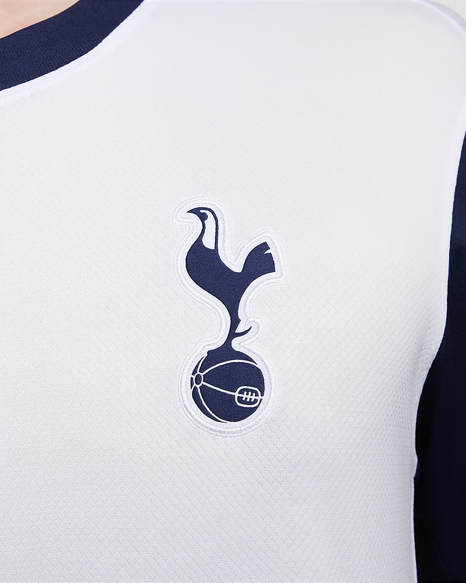 Fotbollströja Tottenham Hotspur 2024/25 Stadium (hemmaställ) Nike Dri-FIT Replica för män - Vit/Binary Blue/Binary Blue