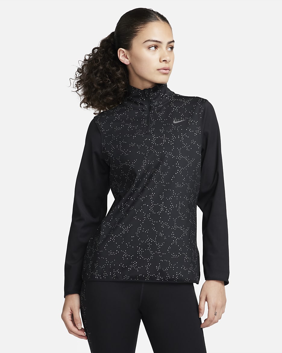 Nike Swift Women's 1/4-Zip Running Top - Black