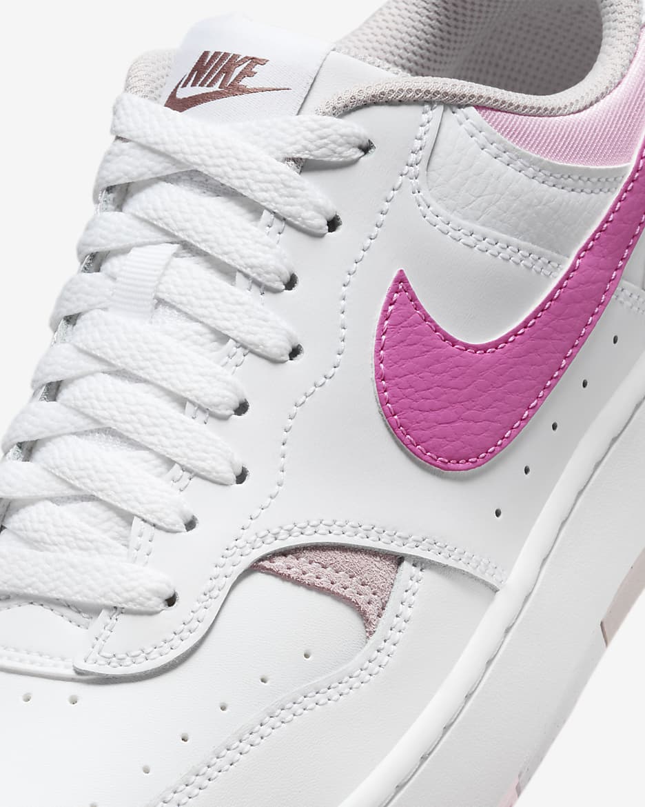 Nike Gamma Force damesko - Hvit/Platinum Violet/Pink Foam/Playful Pink