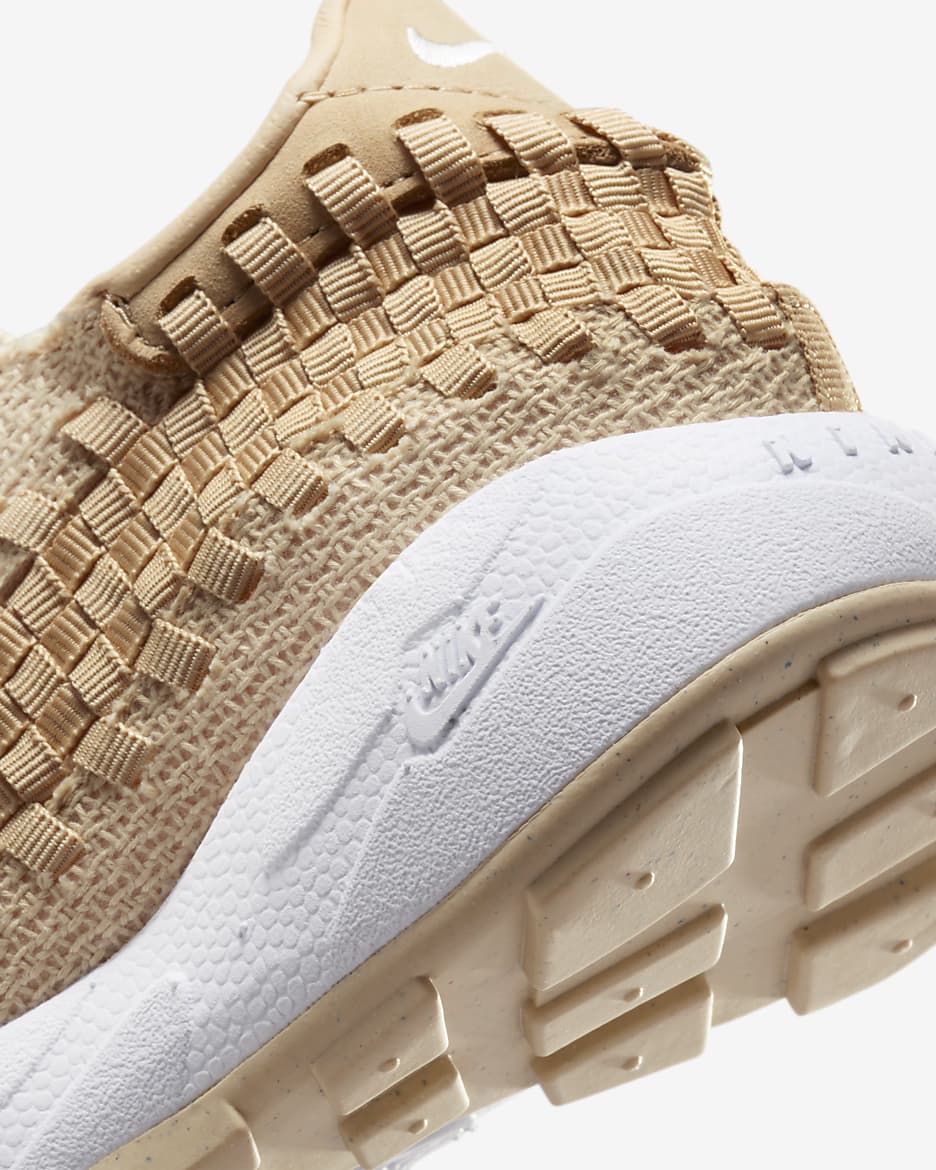 Nike Air Footscape Woven 女鞋 - Sesame/白色/Phantom