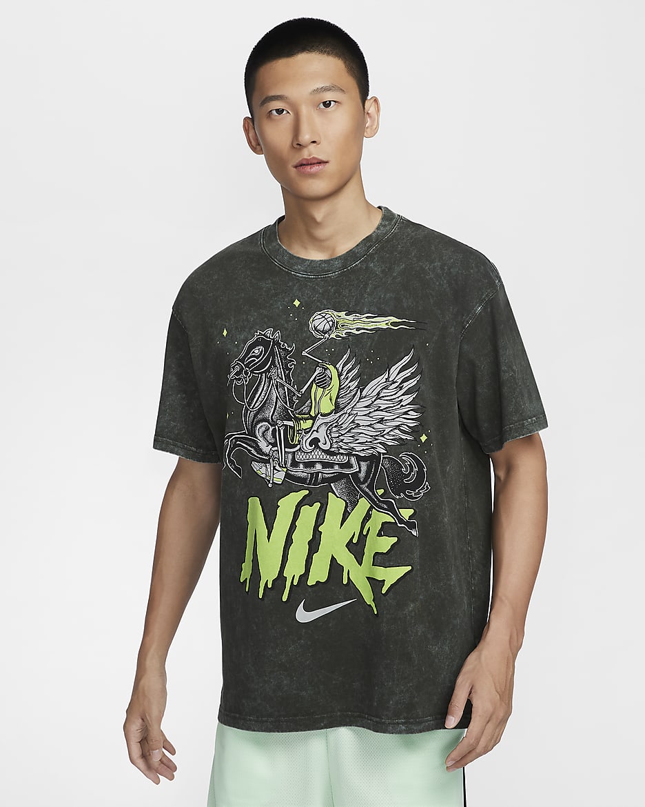Nike Men's Max90 Basketball T-Shirt - Sequoia
