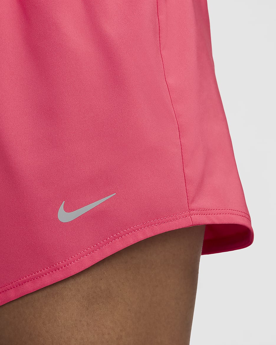 Nike Dri-FIT One Women's Mid-rise 8cm (approx.) Brief-Lined Shorts - Aster Pink