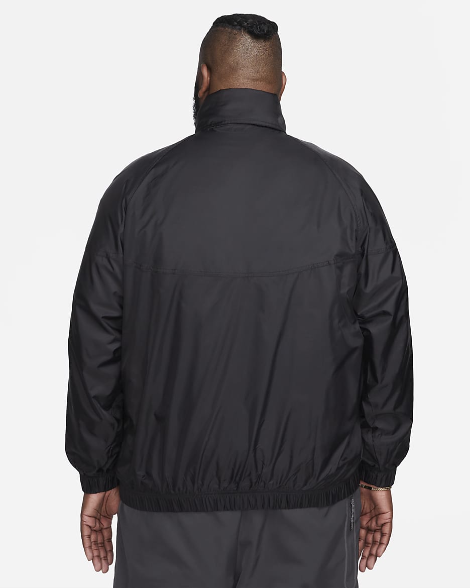 Nike Windrunner anorak voor heren - Zwart/Wit