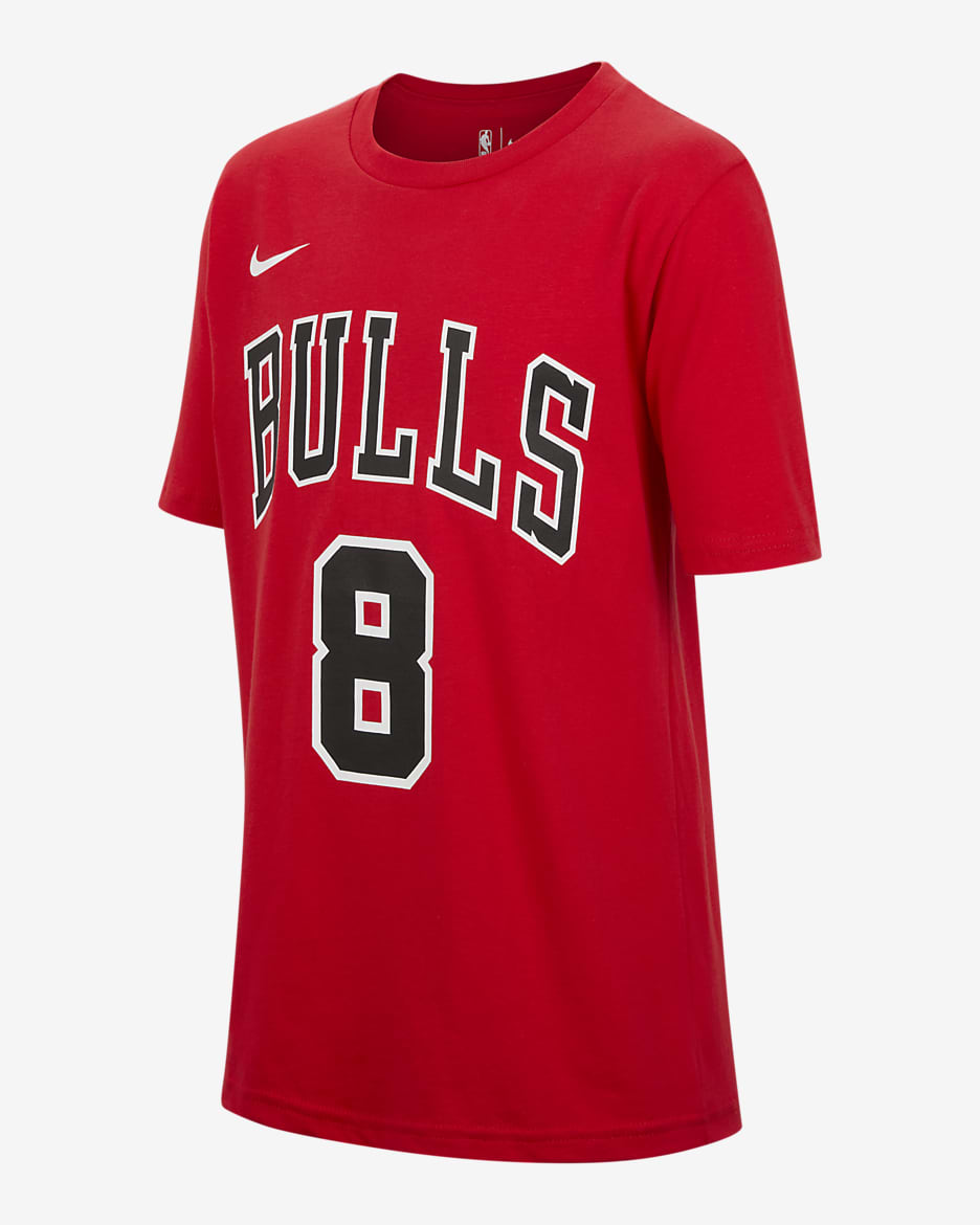 Zach LaVine Chicago Bulls Older Kids' (Boys') Nike NBA T-Shirt - University Red
