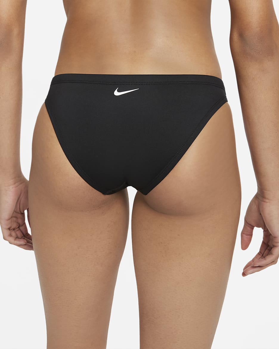 Nike Women's Racerback Bikini - Black/Black/White