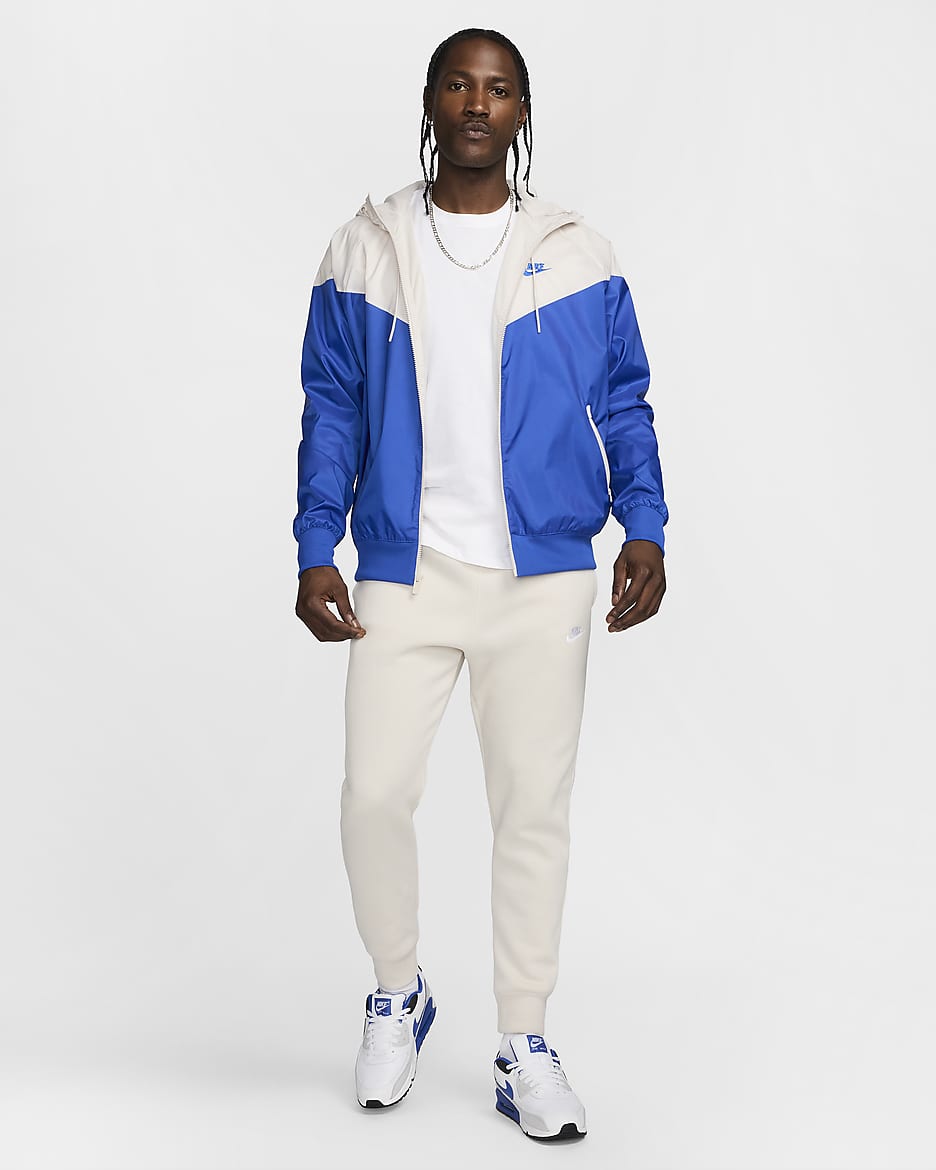 Nike Sportswear Windrunner Men's Hooded Jacket - Game Royal/Light Orewood Brown/Game Royal